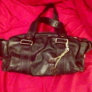 Ted Baker Black leather shoulder bag