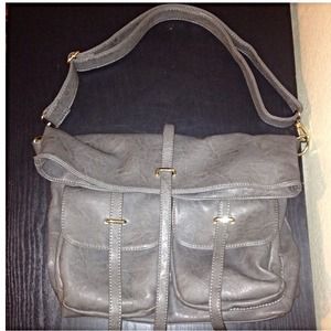 Gray Large Handbag