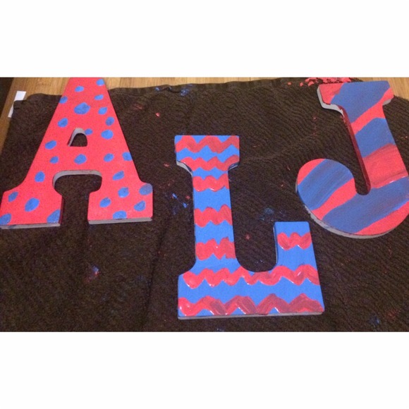 cute monogram letters