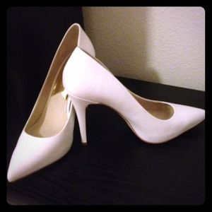 White Michael Kors Heels