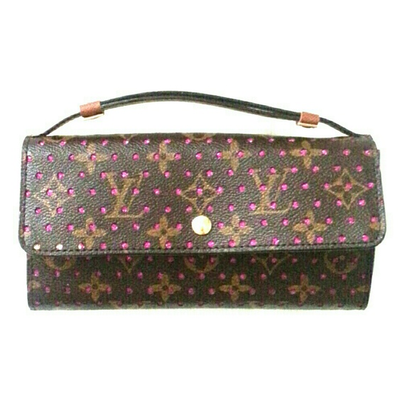 *RESERVED* Brown monogram clutch/crossbody