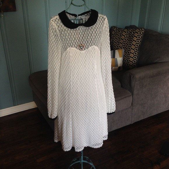 🚫ON HOLD🚫Peter Pan collar / pink baby doll dress