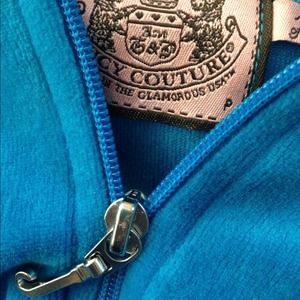 Juicy Couture Velour Zip Up Hoodie Size Petite-XS