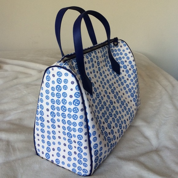 L.K. Bennett Helena Canvas Bowling Bag - Picture 3 of 4