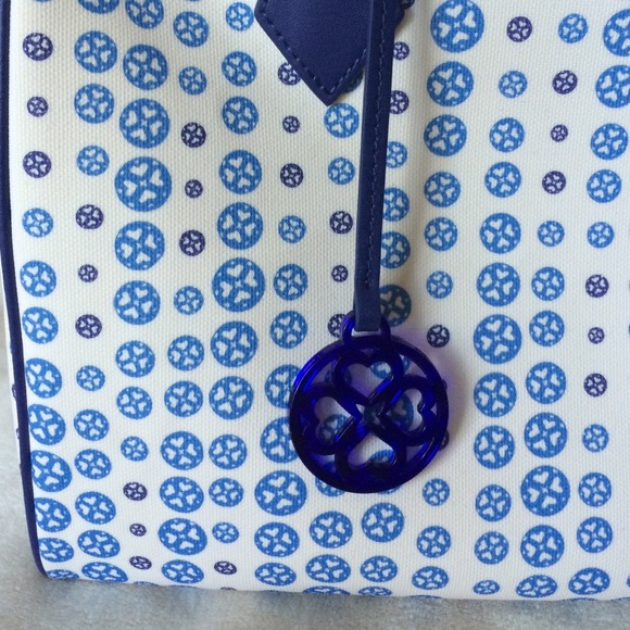 L.K. Bennett Helena Canvas Bowling Bag - Picture 4 of 4