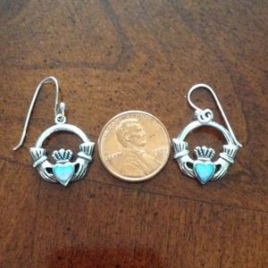 Claddagh earrings