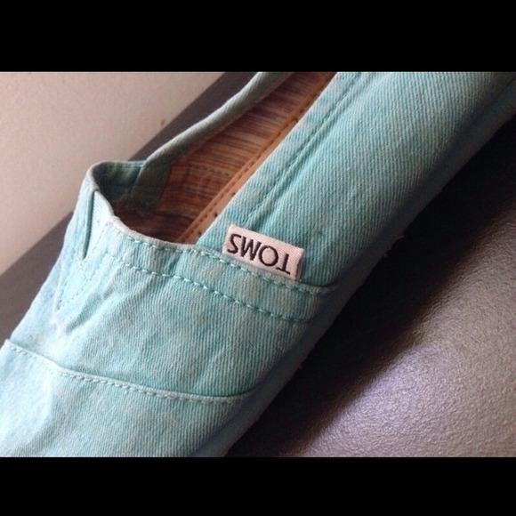 Baby Blue TOMS.
