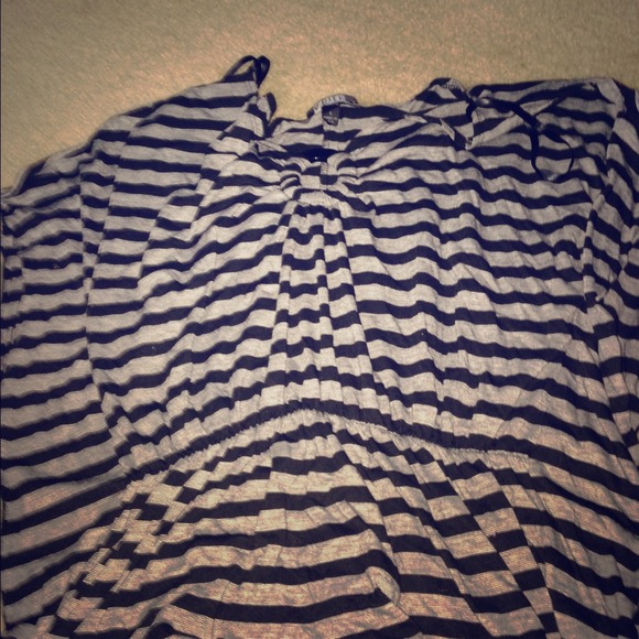 A. Byer black drop down shirt