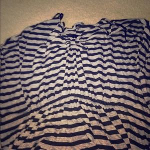 A. Byer black drop down shirt