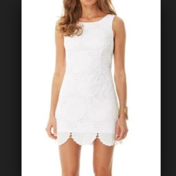 NWT authentic Lilly Pulitzer white Delia dress