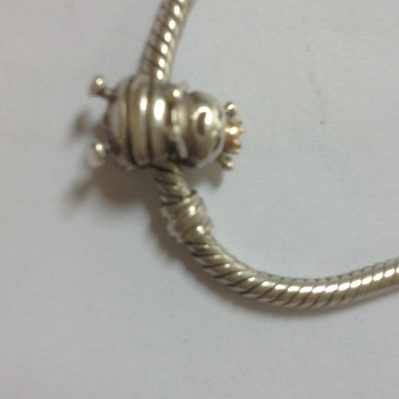Authentic Pandora 14k &.925 Honey Bee Bead