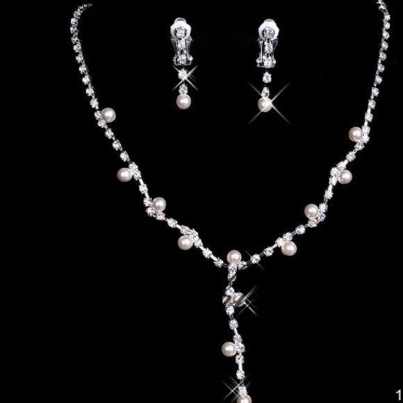 💝 Pearls Necklace and Earring Sets 💝