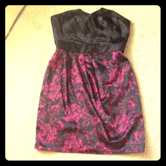 Short silk dress