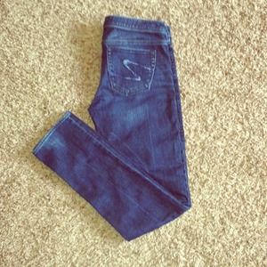 Silver Audrey skinny jeans size 29