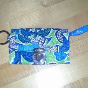 Vera Bradley coin purse and id holder.