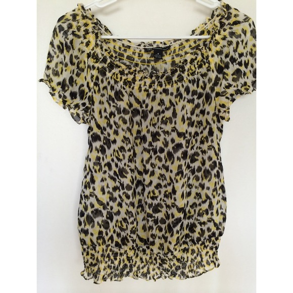Very thin fresh see through leopard blouse. - Picture 1 of 2