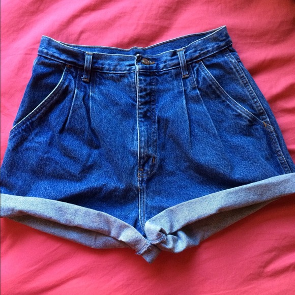 Denim - High Waisted Shorts