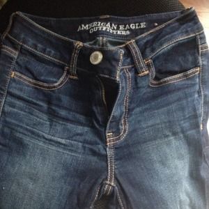 American Eagle High Rise Blue Jeans