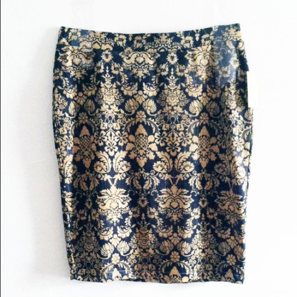 SOLD Lux and Glam Francesca Pencil Skirt