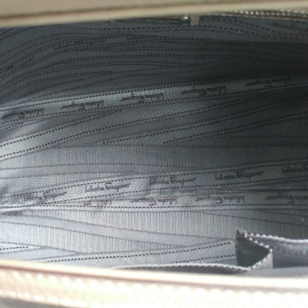 Ferragamo bag tote large suede - Picture 3 of 4