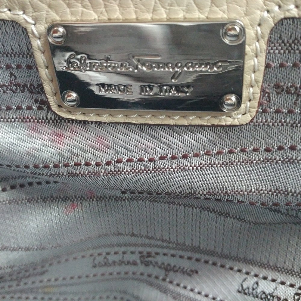 Ferragamo bag tote large suede - Picture 4 of 4