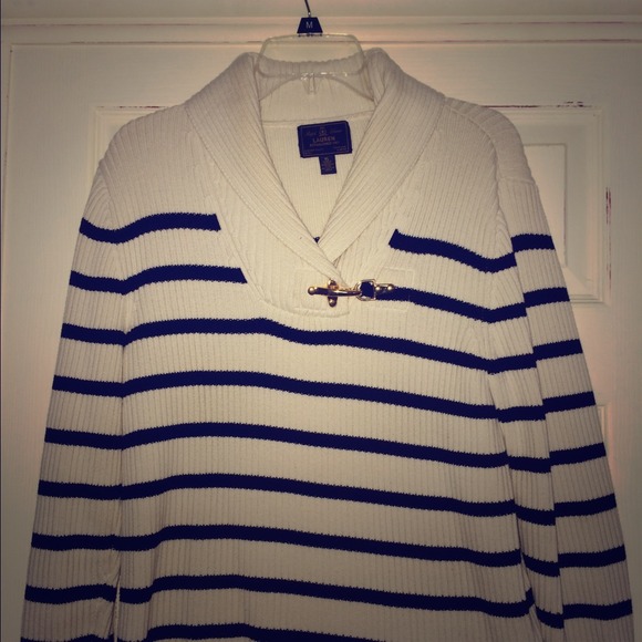 Ralph Lauren XL Striped Sweater -just reduced $18