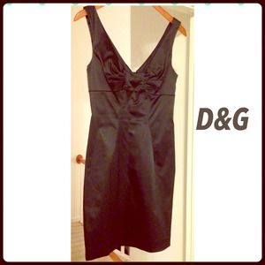 Gorgeous designer black dress! D&G