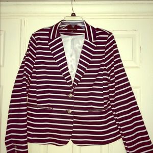 Cynthia Rowley XL striped blazer - $20
