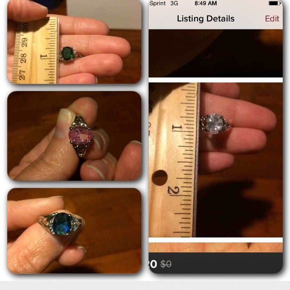 $7 Take ur Pick- Cubic Zirconia Rings - Picture 1 of 1