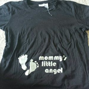 Maternity mommy's little angel t shirt