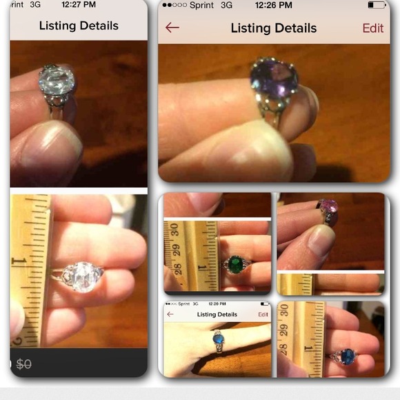 $7 Take ur Pick-Cubic Zirconia Rings - Picture 1 of 1