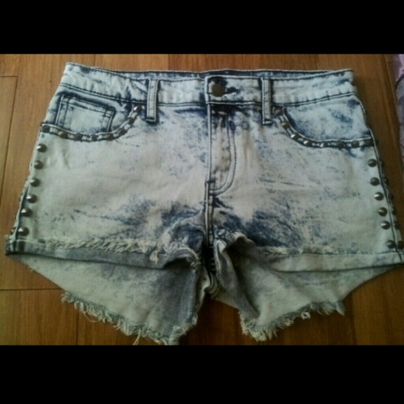 Acid Washed Shorts