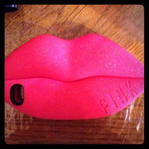 VS glitter lips iphone 5 case!
