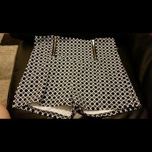 High waisted shorts