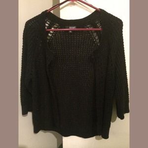 Short black cover up