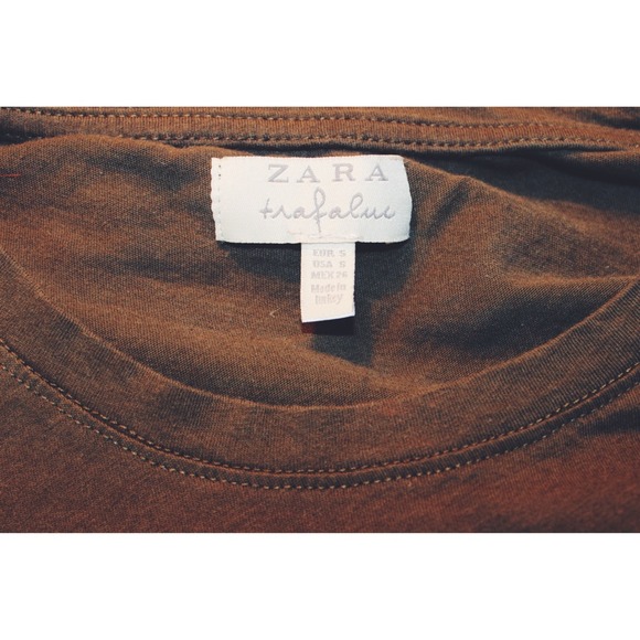 Dark Olive Green Zara Shirt. - Picture 2 of 2