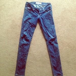Dark hollister Denim skinny jeans