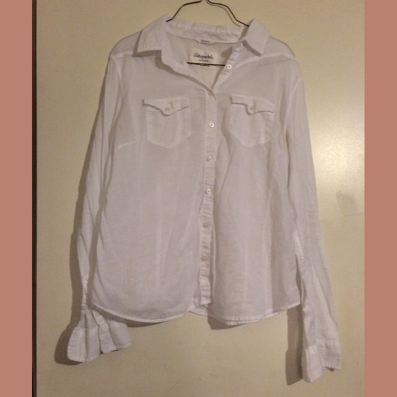 White button up long sleeve