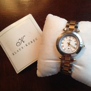 Women's Klaus Kobec Gold & Silver Watch