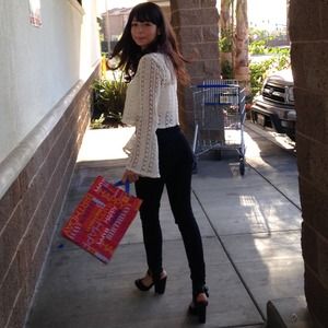 Urban Outfitters Bell Sleeve Crochet Top