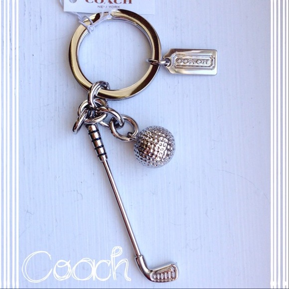 Coach Accessories - Coach Key Chain Ring Fob~NWT~100%Auth~Golf Club~