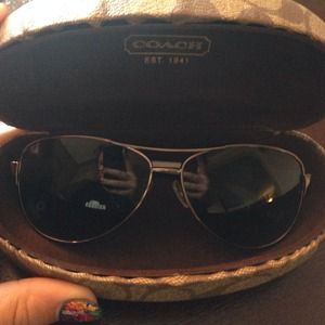 Coach sunglasses and case