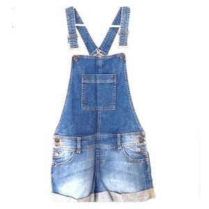 Denim Overall shorts