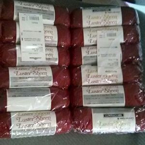 Knit and crochet yarn- luster sheen (coats & clark
