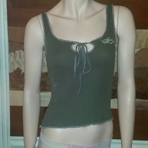 Sexy air force crop tank