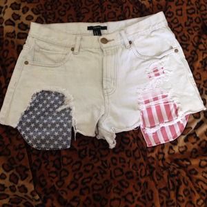High waisted shorts