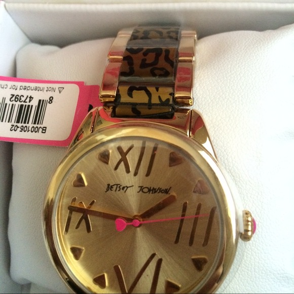 Betsey Johnson watch// BRAND NEW w tags and box.