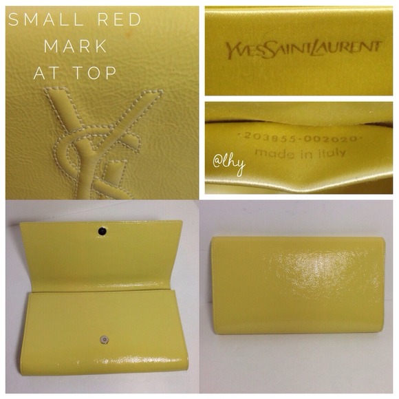 YVES SAINT LAURENT (YSL) BELLE DU JOUR CLUTCH - Picture 4 of 7