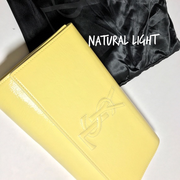YVES SAINT LAURENT (YSL) BELLE DU JOUR CLUTCH - Picture 5 of 7