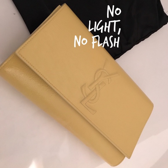 YVES SAINT LAURENT (YSL) BELLE DU JOUR CLUTCH - Picture 6 of 7